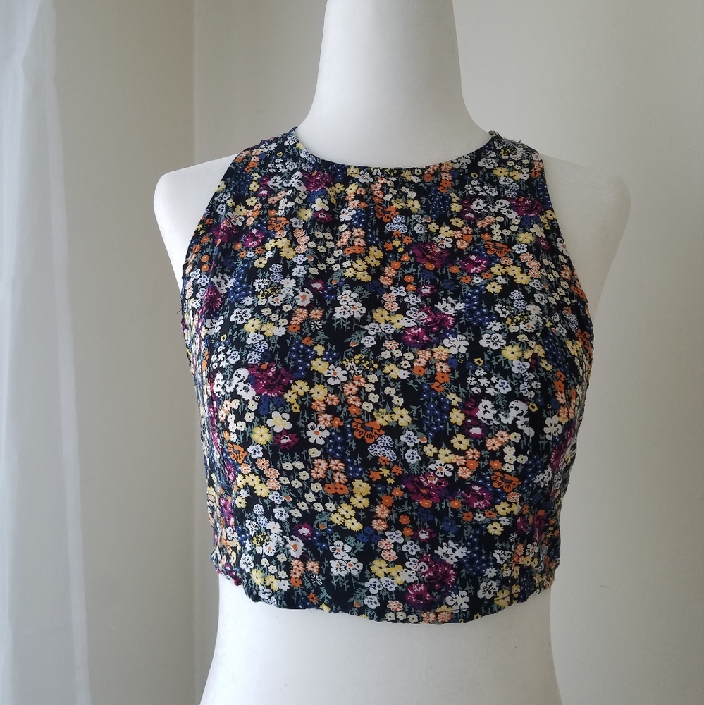 Forever 21 Floral Halter Top